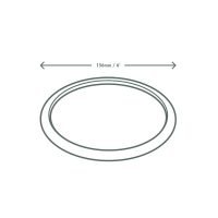 Чиния от захарна тръстика 15 cm - Image 2