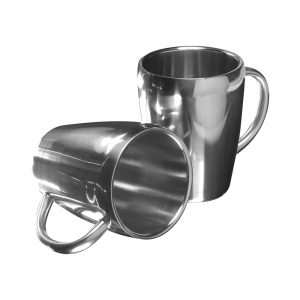 Комплект стоманени чаши 200 ml