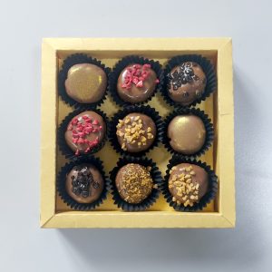 шоколадови бобони с брандирана кутия
