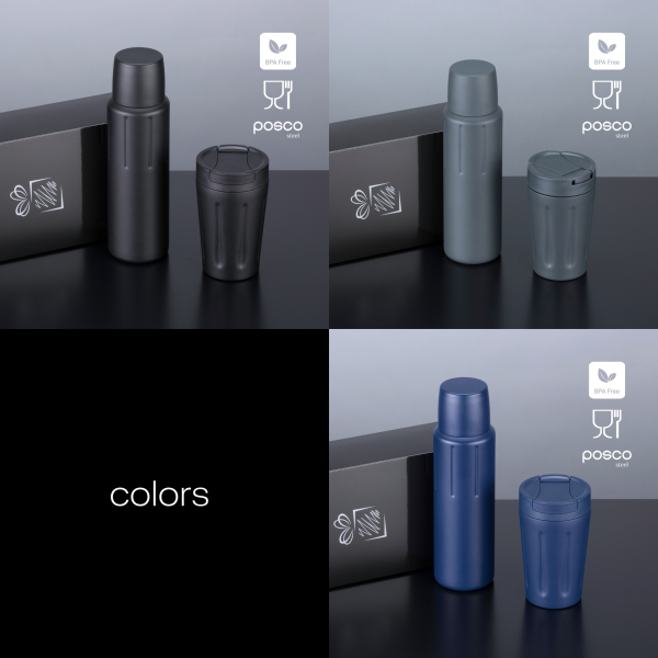 Комплект термос 750 ml и чаша 350 ml - Image 2