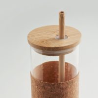 Стъклена чаша с корк 450 ml - Image 4
