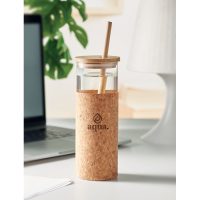 Стъклена чаша с корк 450 ml - Image 3