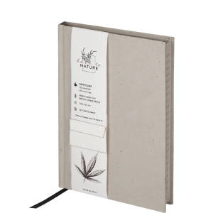 тефтер с корици от конопени влакна