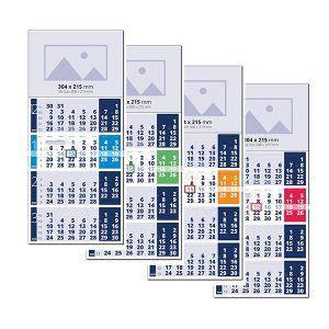 цветен работен календар